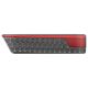 LED Autolamps 355BARWML Multifunction Rear Lamp With Dynamic Indicator - Black LHS PN: 355BARWML